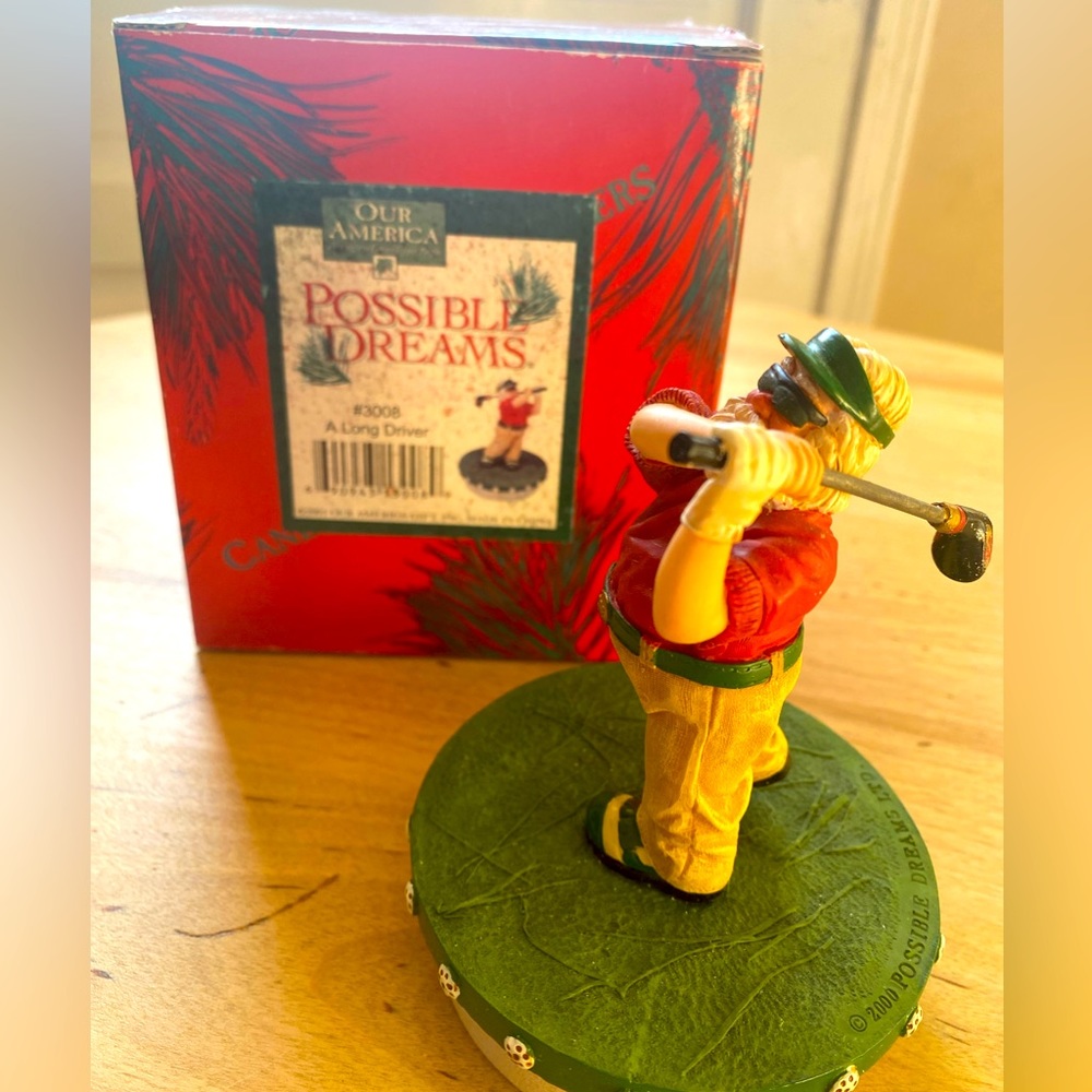 Our America By Yankee Candle Golfing Santa Candle Topper